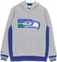 Mitchell & Ness Hoodie NFL Pinnacle zwaargewicht fleece hoodie Seazea Grijs Heren - Thumbnail 1
