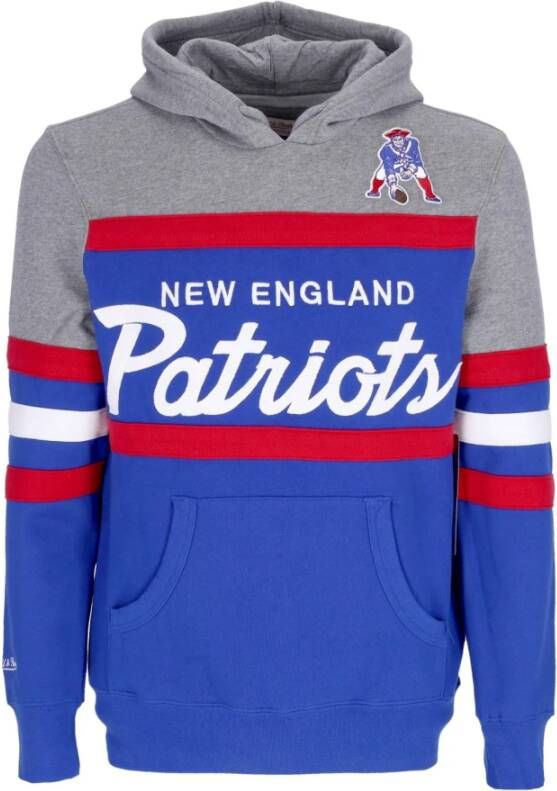 Mitchell & Ness NFL Headcoach Hoodie New England Patriots Multicolor Heren