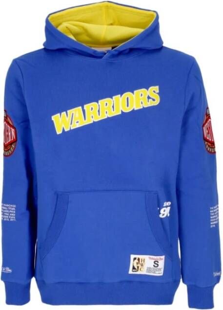 Mitchell & Ness Hoodies Blauw Heren