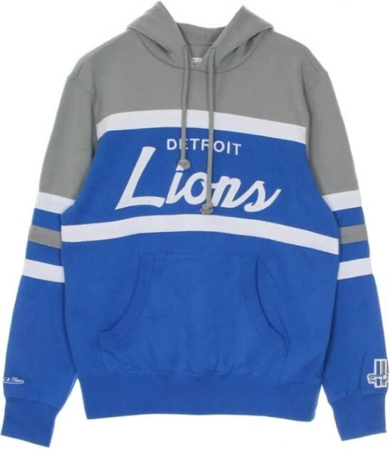 Mitchell & Ness NFL Head Coach Hoody Blue Heren