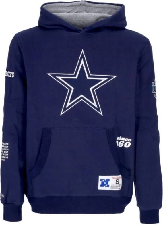 Mitchell & Ness Hoodies Blauw Heren