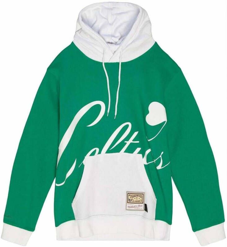 Mitchell And Ness Sweater Sweatshirt à capuche Boston Celtics Big Face 5.0