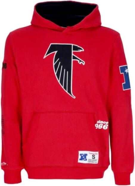 Mitchell & Ness NFL Team Origins Fleece Hoodie Red Heren