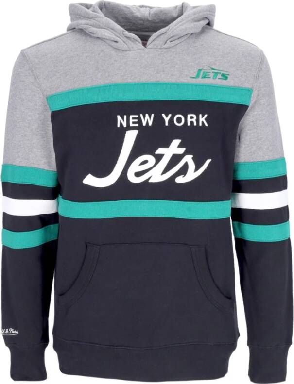 Mitchell & Ness NFL Headcoach Hoodie Zwart Multicolor Heren