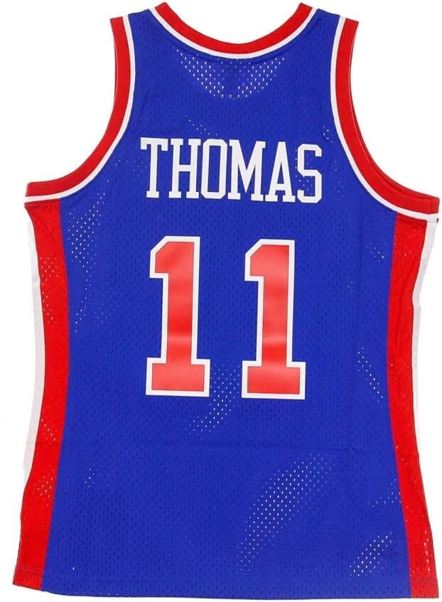 Mitchell & Ness Isiah Thomas Swingman Jersey 1988-89 Blue Heren - Foto 3