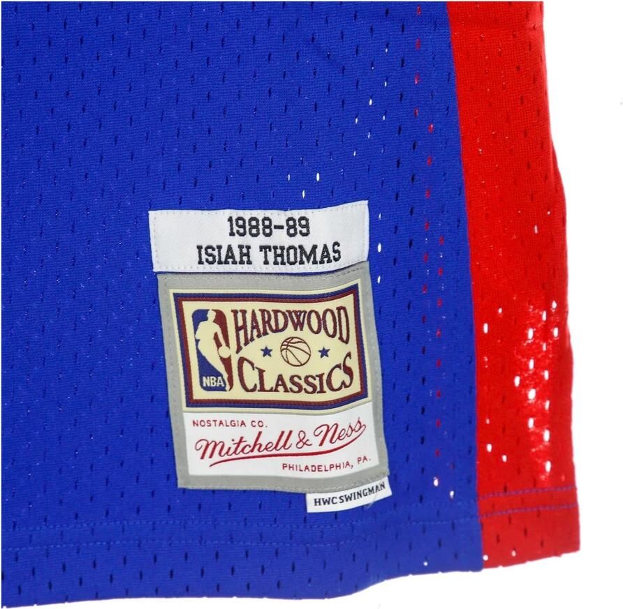 Mitchell & Ness Isiah Thomas Swingman Jersey 1988-89 Blue Heren - Foto 2