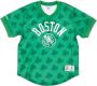 Mitchell & Ness JerseyBA Wordmark Mesh V-Neck Boscel Groen Heren - Thumbnail 1