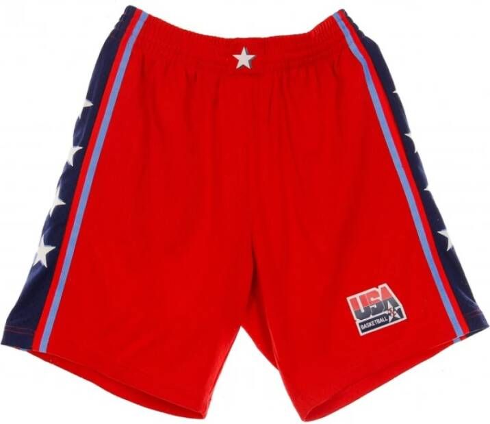 Mitchell & Ness korte broek Rood Heren