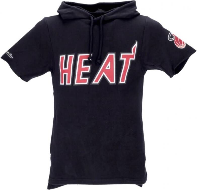 Mitchell & Ness Lichtgewicht sweatshirt met korte mouwen Zwart Heren