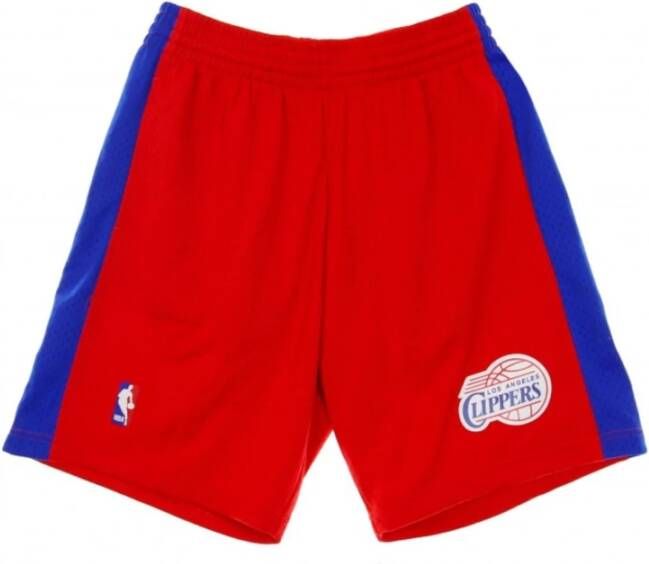 Mitchell & Ness Los Angeles Clippers Basketbalshorts Rood Heren