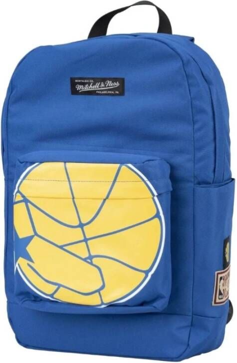 Mitchell & Ness NBA -rugzak Golden State Warrios Backpack Blauw Heren