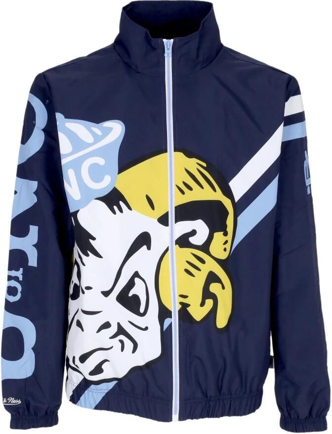 Mitchell & Ness Ncaa University Of North Carolina Warm Up Jacket Bomberjacks Kleding navy maat: L beschikbare maaten:S M L