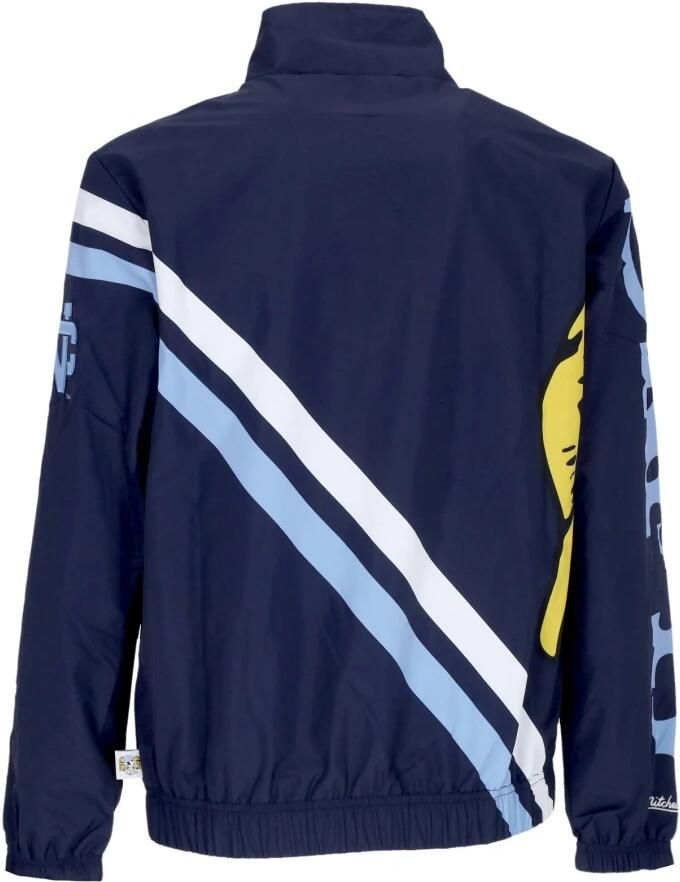 Mitchell & Ness Ncaa University Of North Carolina Warm Up Jacket Bomberjacks Kleding navy maat: L beschikbare maaten:S M L - Foto 2