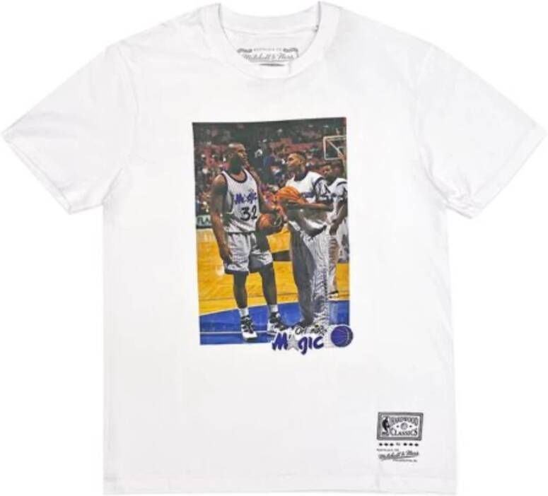 Mitchell & Ness Orlando Magic NBA Speler Tee White Heren