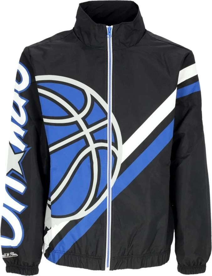 Mitchell & Ness Nba Orlando Magic Exploded Logo Warm Up Jacket Bomberjacks Kleding black maat: M beschikbare maaten:S M