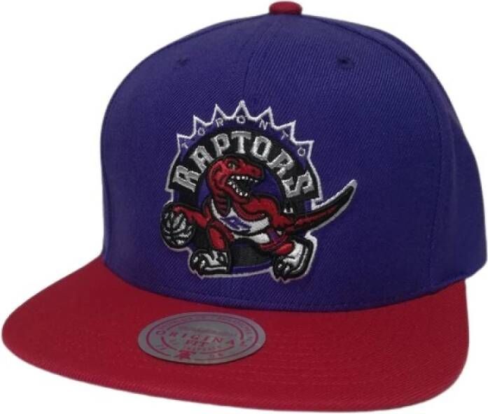 Mitchell & Ness Paarse Lakers Team Snapback Hoed Purple