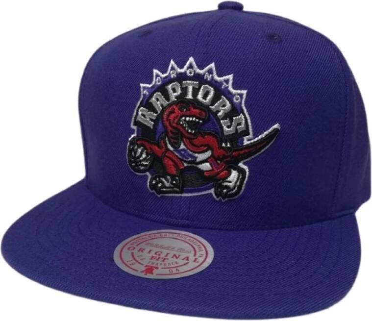 Mitchell & Ness Paarse Raptors Team Ground 2.0 Snapback Purple