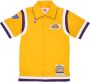 Mitchell & Ness Polo Shirt Yellow Heren - Thumbnail 1