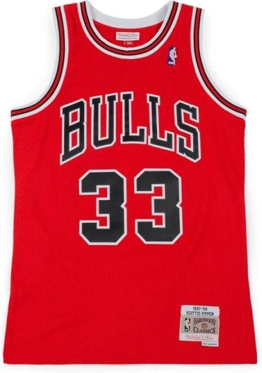 Mitchell & Ness Nba Swingman Chicago Bulls Scottie Pippen Jersey's Kleding scarlet maat: L beschikbare maaten:S M L