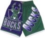 Mitchell & Ness NBA Big Face Fashion Shorts Purple Heren - Thumbnail 1