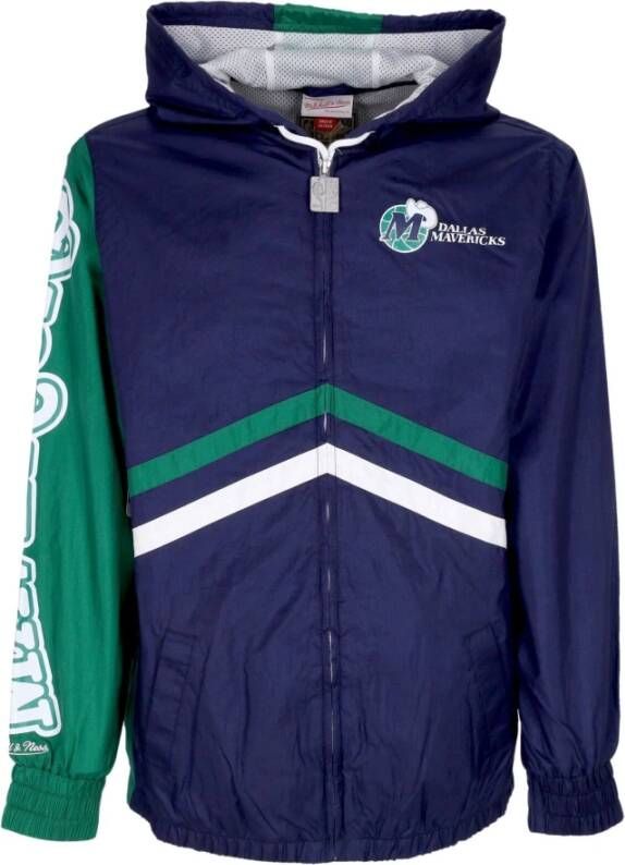 Mitchell & Ness Sweater met rits Blauw Heren