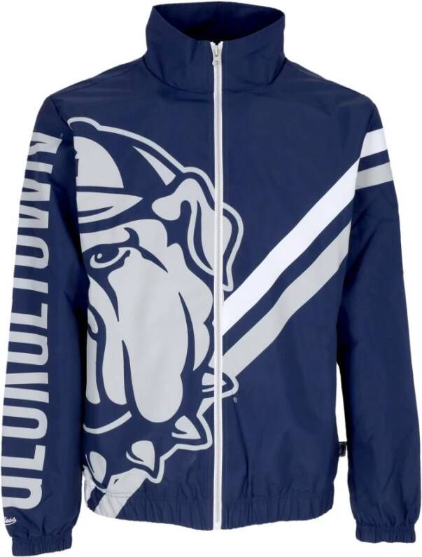 Mitchell & Ness Sweater met rits Blauw Heren