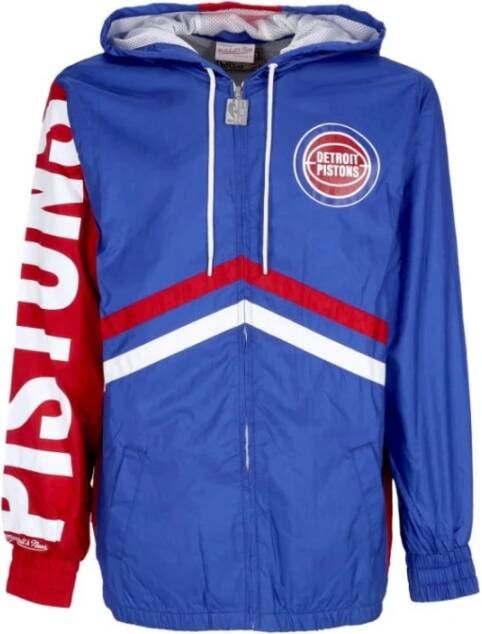 Mitchell & Ness Sweater met rits Blauw Heren
