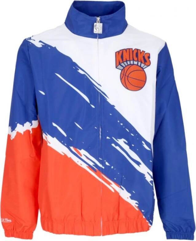 Mitchell & Ness Sweater met rits White Heren