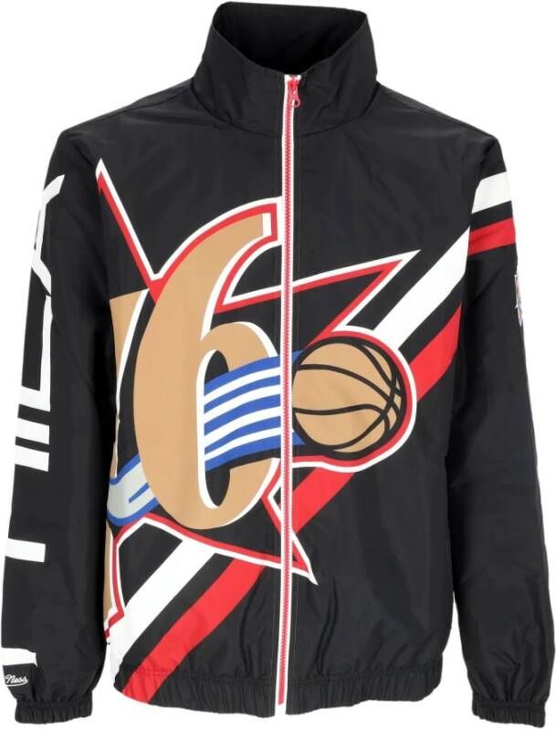 Mitchell & Ness Sweater met rits Zwart Heren