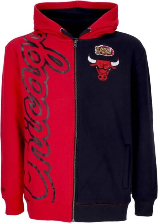 Mitchell & Ness Sweater met rits Zwart Heren