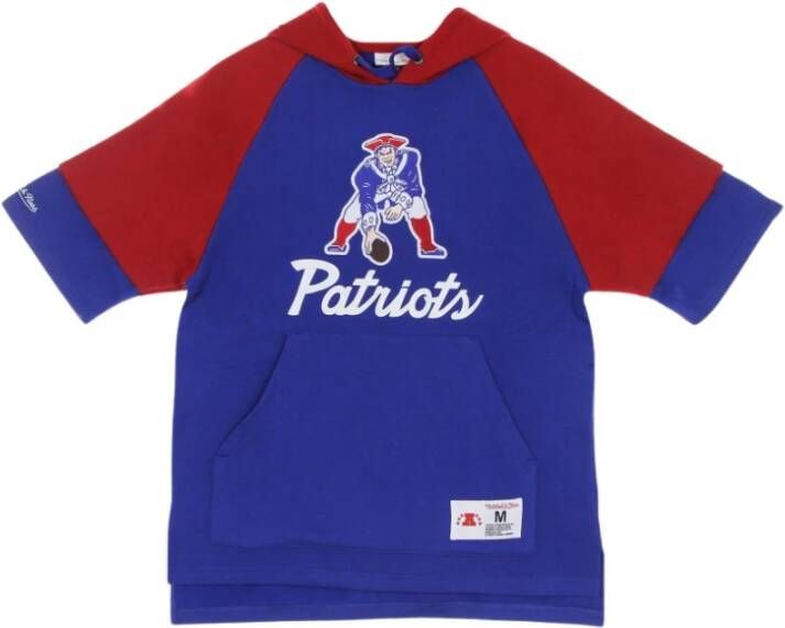 Mitchell & Ness Sweatshirt met korte mouwen Blauw Heren