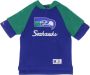 Mitchell & Ness Sweatshirt met korte mouwen Blauw Heren - Thumbnail 1