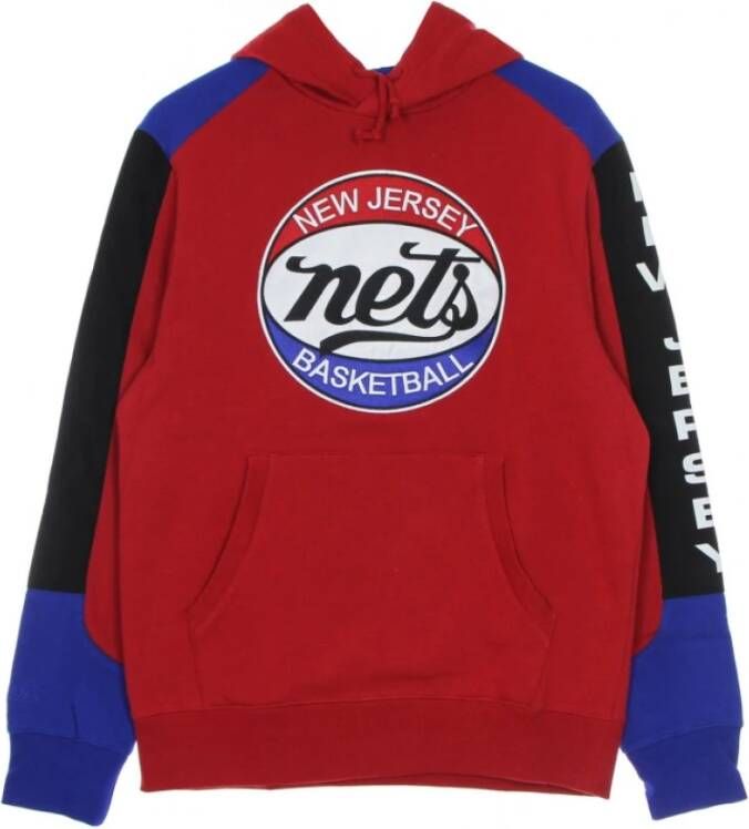 Mitchell & Ness Sweatshirt ontmoette Capuchon Rood Heren