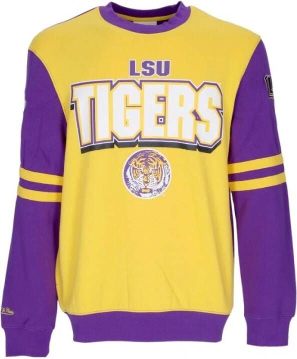 Mitchell & Ness Sweatshirt Purple Heren