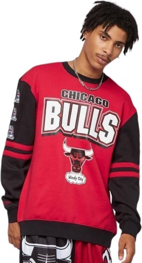 Mitchell & Ness Sweatshirt Rood Heren