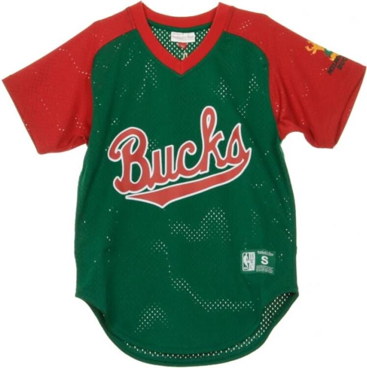Mitchell & Ness T-shirt Milbuc Groen Heren