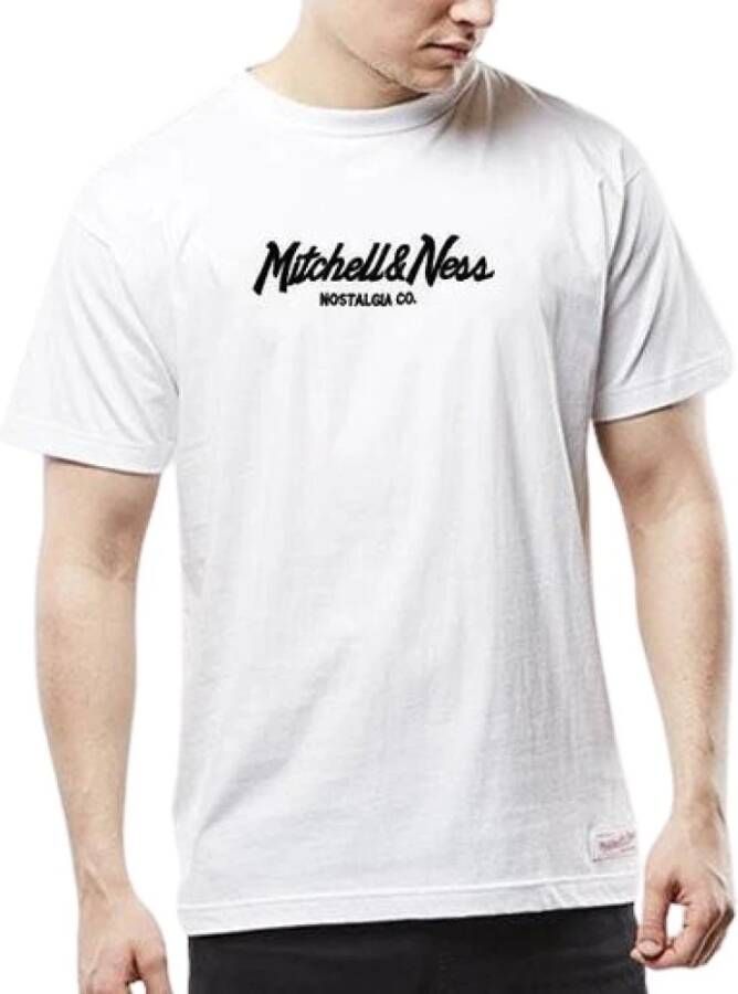 Mitchell & Ness t-shirt White Heren