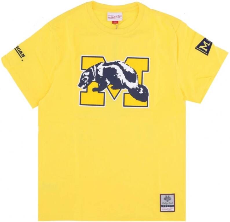 Mitchell & Ness T-shirts Yellow Heren