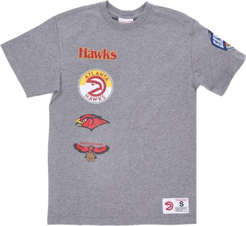 Mitchell & Ness T-Shirts Grijs Heren