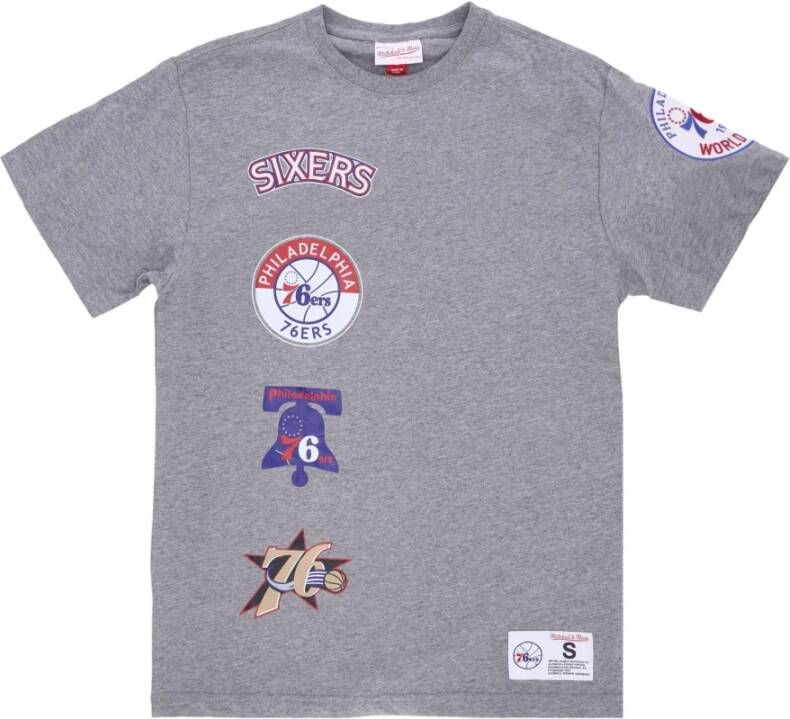 Mitchell & Ness T-Shirts Grijs Heren