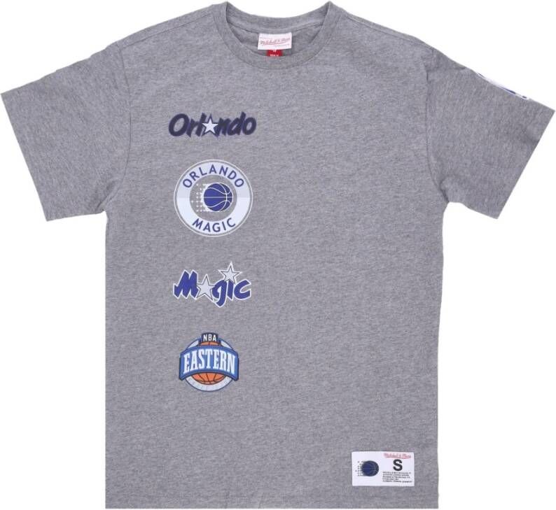 Mitchell & Ness T-Shirts Grijs Heren