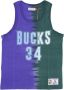 Mitchell & Ness Tank Top NBA Vertical Tie Dye Purple Heren - Thumbnail 1