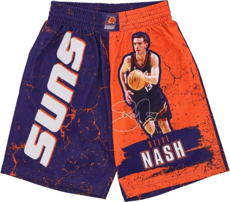Mitchell & Ness Steve Nash NBA Burst Mesh Trainingsbroek Multicolor Heren