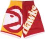 Mitchell & Ness NBA Big Face Fashion Trainingsbroek Red Heren - Thumbnail 1