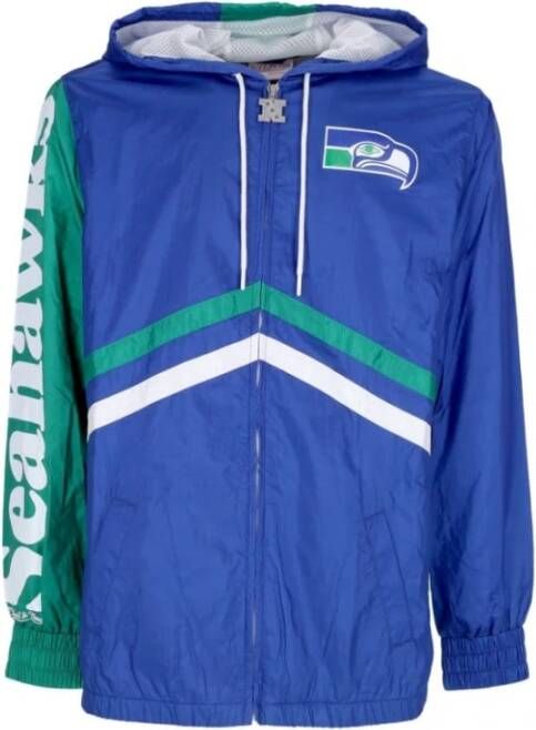 Mitchell & Ness Trainingsjacks Blauw Heren