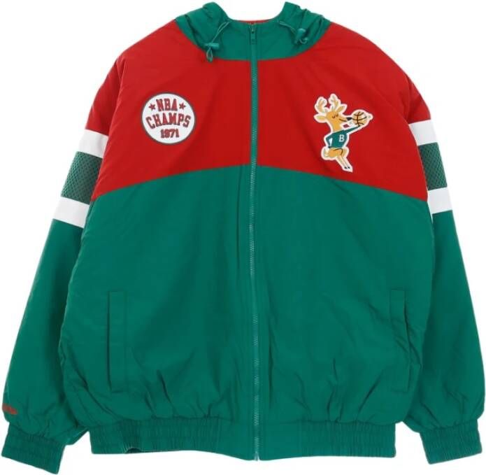 Mitchell & Ness Windjack Groen Heren