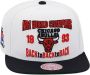 Mitchell & Ness Witte Bulls 93 Snapback Pet White Heren - Thumbnail 2