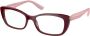 Miu Burgundy Pink Stijlvolle Brillenmonturen Roze Dames - Thumbnail 1