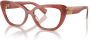Miu Stijlvolle Vista Zonnebril Brown Unisex - Thumbnail 1
