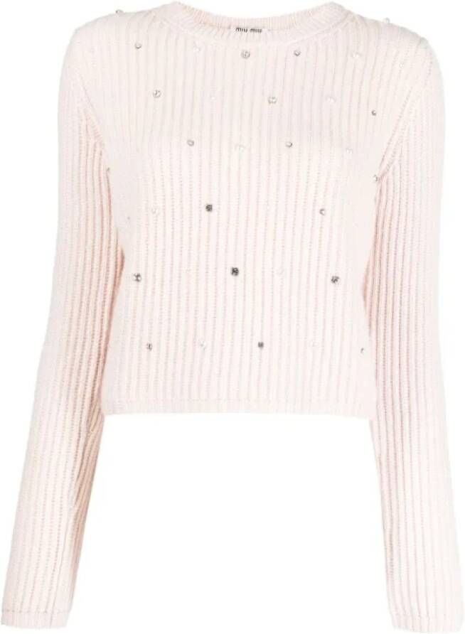 Miu Pre-owned Cashmere tops Roze Dames